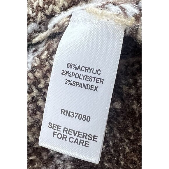 Cato Brown White Plaid Cardigan NWT Womens Size XL - Picture 9 of 16